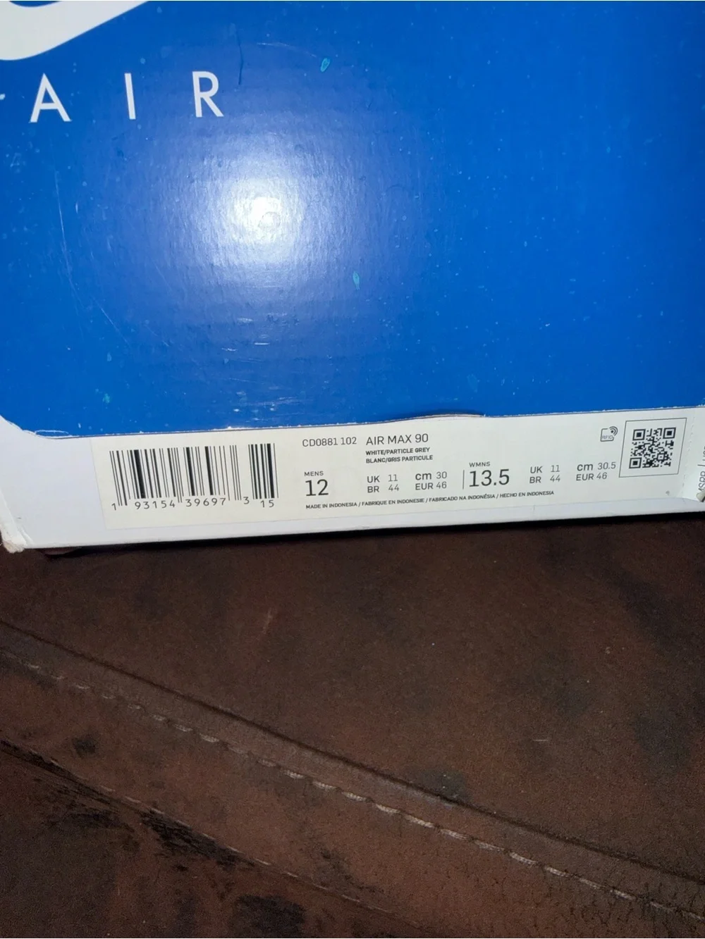 Nike Men’s Low-Top Sneakers - White / Gray / Blue